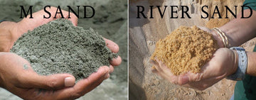 river sand vs msand a comparison for both type of sands