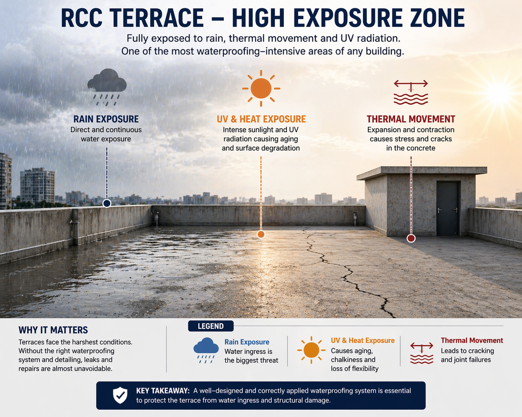 Essential Terrace Waterproofing (RCC Slab): A Practical Guide for New ...