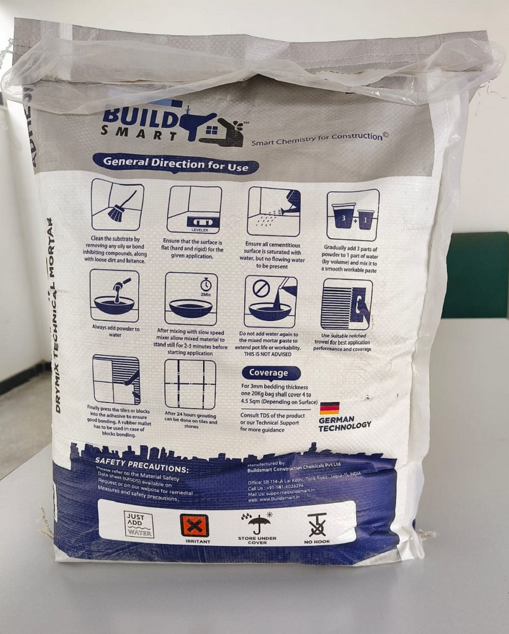 BS Tileasy F Floor Tile Adhesive - Technotrade Associates