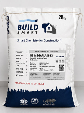 BS MegaPlast Ex - Readymade Plaster for Exteriors
