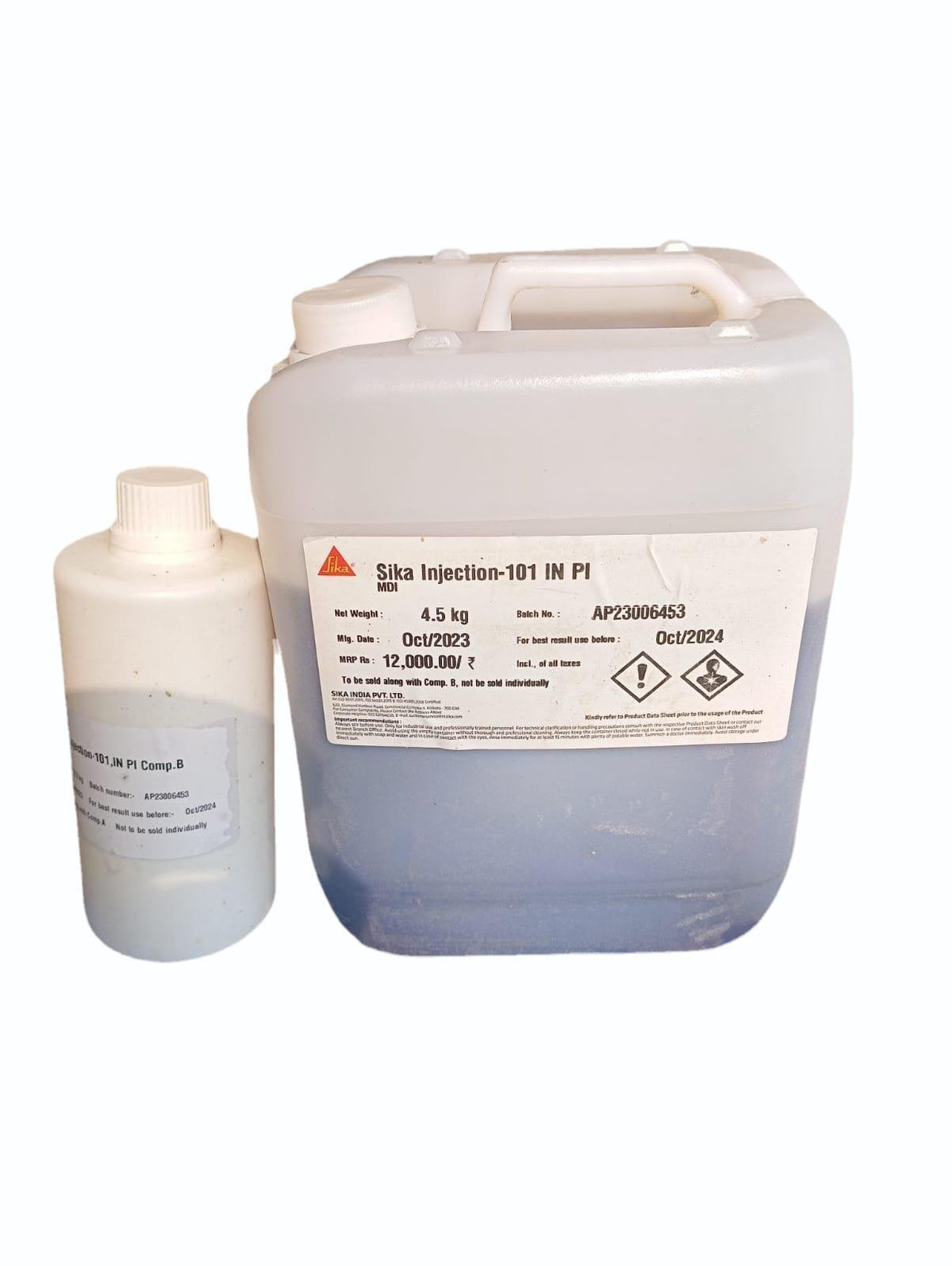 Sika Injection-101 IN Flexible water reactive closed cell polyurethane injection foam for stopping water leakage