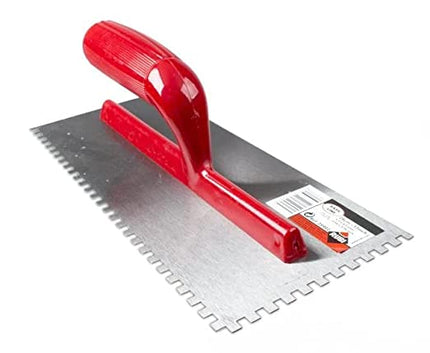 Rubi 25903 High Wear Resistant Steel Notched Trowel 11" x 4"